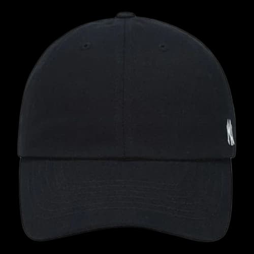 MLB Side Small logo Solid Color Baseball Cap Black