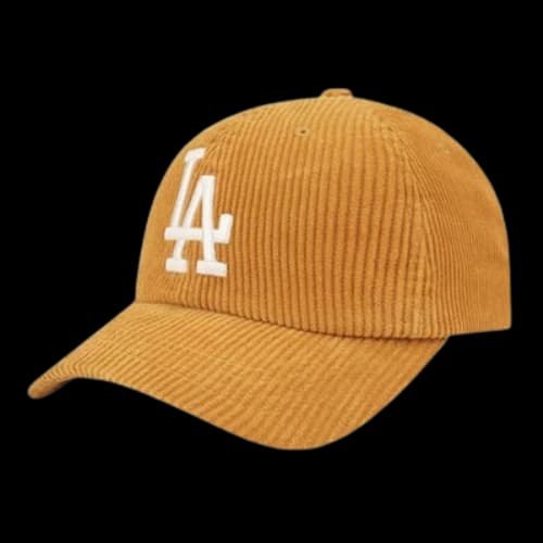 MLB LA Corduroy Orange Baseball Cap