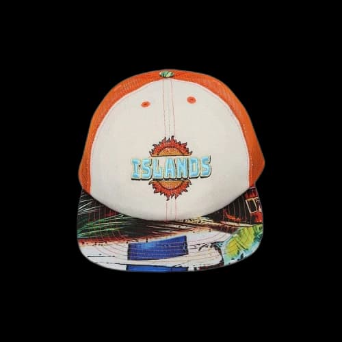 Just Don Islands Trucker Hat 'Orange/Multicolor'