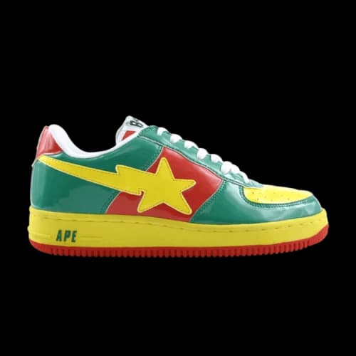 Bapesta FS-001 Low 'Rasta Green'