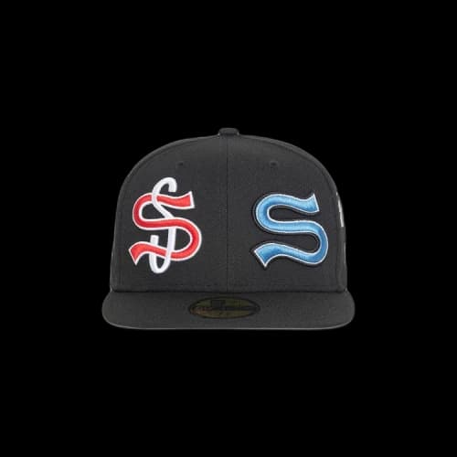 Stussy SS New Era Cap Black