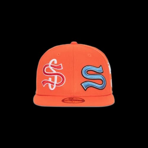 Stussy SS New Era Cap Orange