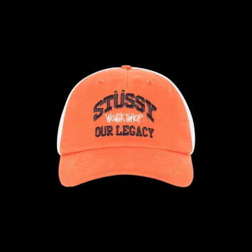 Stussy x Our Legacy Work Shop Low Profile Trucker Cap 'Fire'