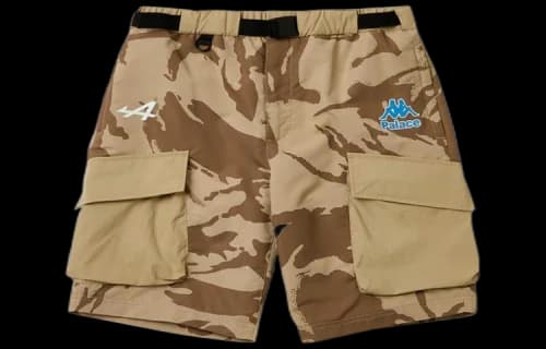 Palace x Kappa For Alpine Nylon Pit Short 'Desert Camo'