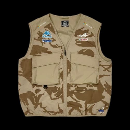 Palace x Kappa For Alpine Pit Vest Bodywarmer 'Desert Camo'