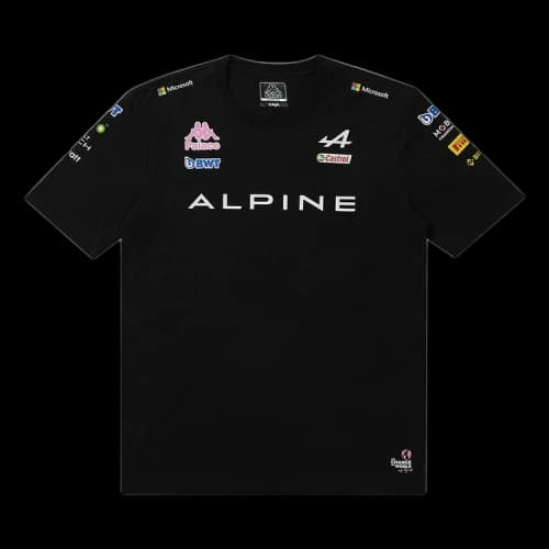 Palace x Kappa For Alpine T-Shirt 'Black'