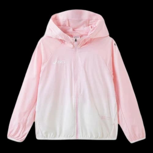(GS) ASICS Hooded Jacket 'Pink White'