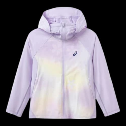 (GS) ASICS Colorful Logo Jacket 'Purple'