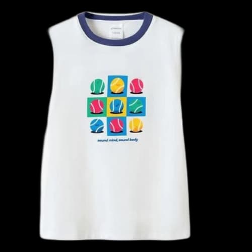 (GS) ASICS Lifestyle Graphic T-shirt 'White Multi'