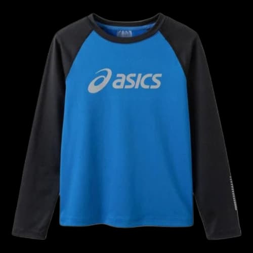 (GS) ASICS Logo Long Sleeve T-shirt 'Blue'