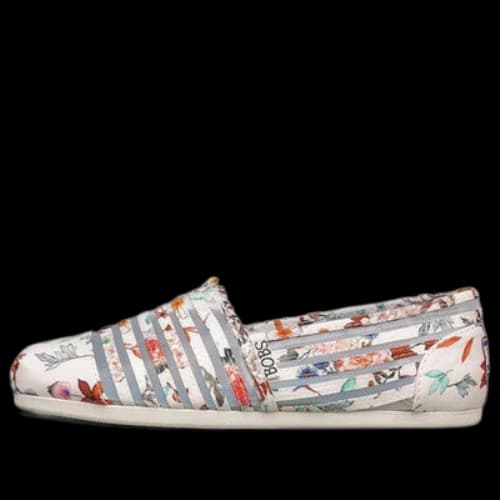 Skechers Bobs Plush 'Gray White Red' (Women's)
