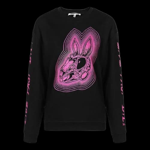 Alexander McQueen Cotton Skeleton Long Sleeves Sweatshirt 'Black' (Women's)
