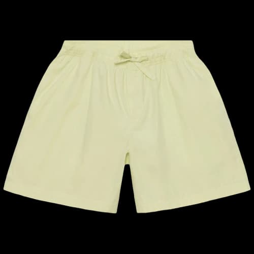 Stussy x Tekla Poplin Pyjama Shorts 'Lime'