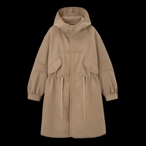 Uniqlo GU x Undercover Womens Oversized Coat Brown