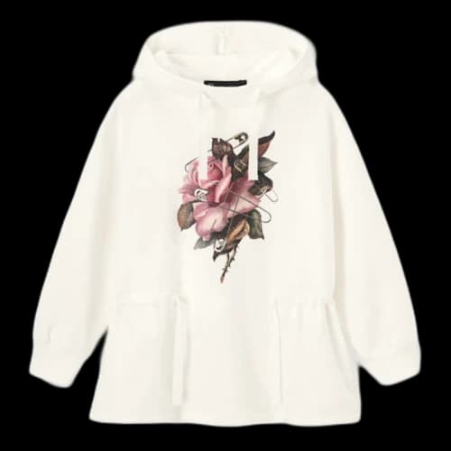 Uniqlo GU x Undercover Womens Oversized Hoodie Off White