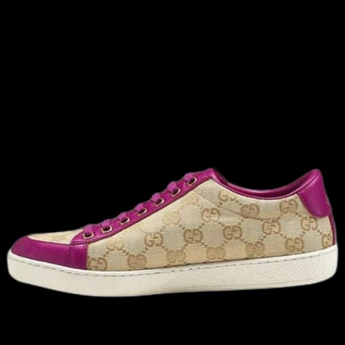 Gucci Brooklyn GG Sneakers 'Beige Fuchsia' (Women's)