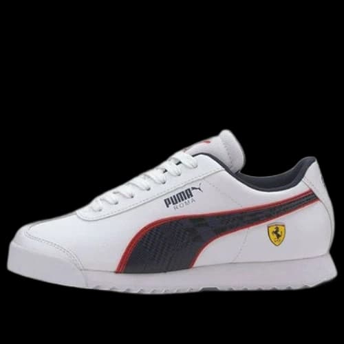 (GS) PUMA Scuderia Ferrari Roma Low Running Shoes Black/White/Red