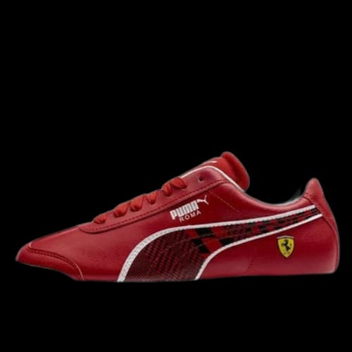 (GS) PUMA Scuderia Ferrari Roma Low Top Running Shoes Red