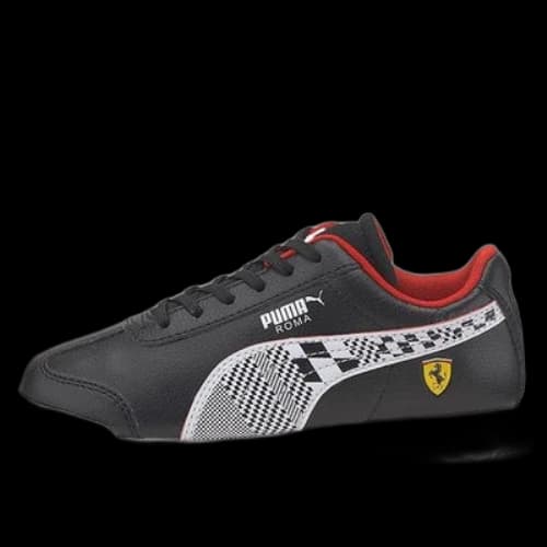 PUMA Scuderia Ferrari Roma Little Kids' Shoes Black/Red