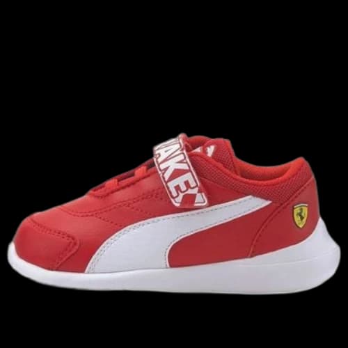 (TD) PUMA Scuderia Ferrari Kart Cat III Running Shoes Red