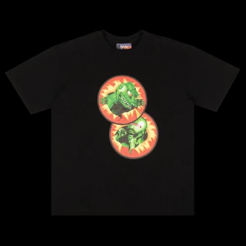 Just Don Dinosaur Graphic Short-Sleeve T-shirt 'Black'