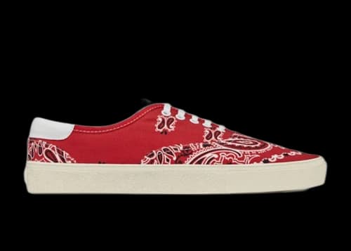 Saint Laurent Skate Lace Up Flame Bandana