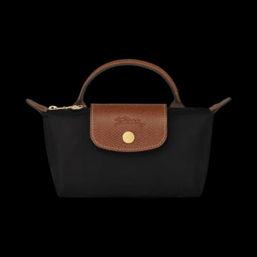 Longchamp Le Pliage Pouch Tote Black
