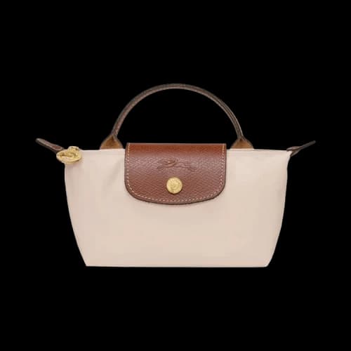 Longchamp Le Pliage Pouch Tote Beige