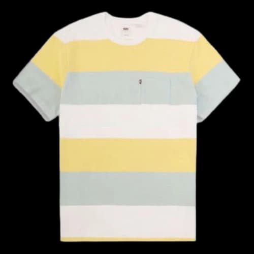 LEVI'S Levis Stripe Short Sleeve Yellow