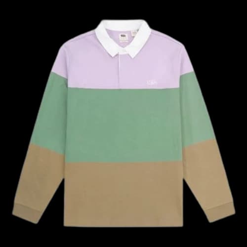 To Be Defined Levis Colorblock Long Sleeves Polo Shirt Colorblock