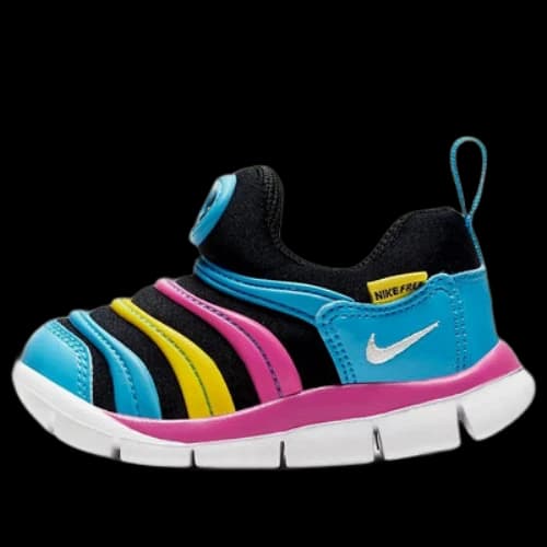 (TD) Nike Dynamo Free 'Pink Yellow Blue'