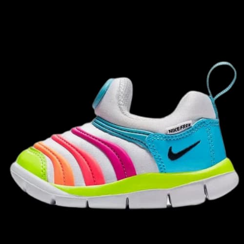 (TD) Nike Dynamo Free Low-Top Running Shoes White/Blue