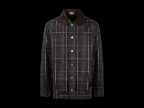 Dior Checked Long-Sleeved Jacket Noir