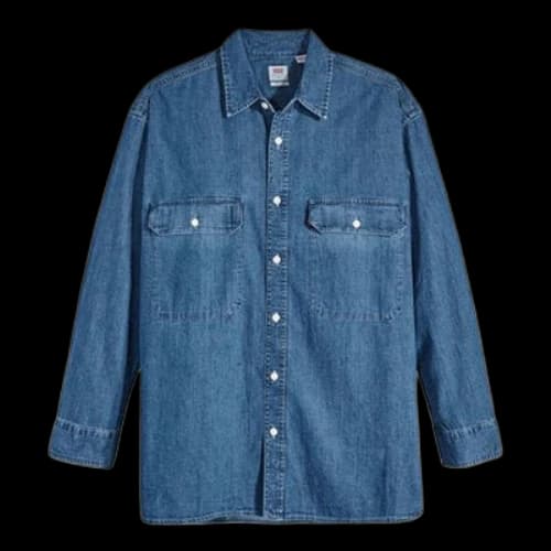 LEVI'S Levis lapel Casual Denim Long Sleeves Shirt Denim