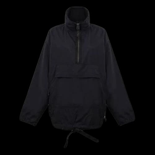 To Be Defined Levis Stand Collar Half Zipper Jacket Black