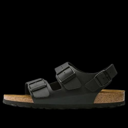 Birkenstock Milano Birko-Flor 'Dark Brown'