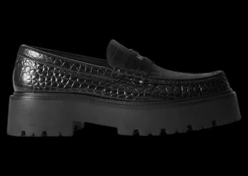 Celine Chunky Penny Loafer Black