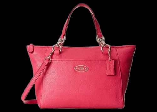 Coach Mini Ellis Tote Pink Ruby