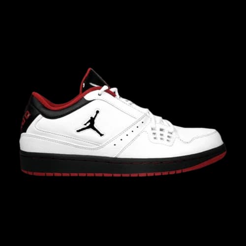 Jordan 1 Flight Low 'White Black Varsity Red'