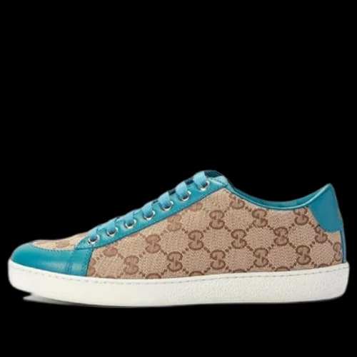 Gucci Brooklyn GG Supreme Low 'Beige Blue' (Women's)