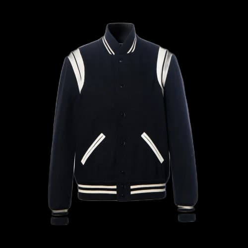 Saint Laurent Wool Teddy Black/White