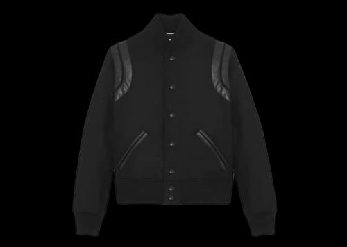 Saint Laurent Wool Teddy Black