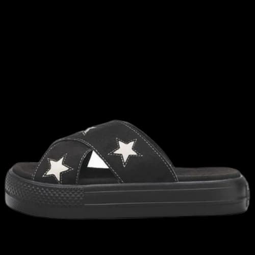 Converse CV Sandal Plastic Crossbelt 'Black White'