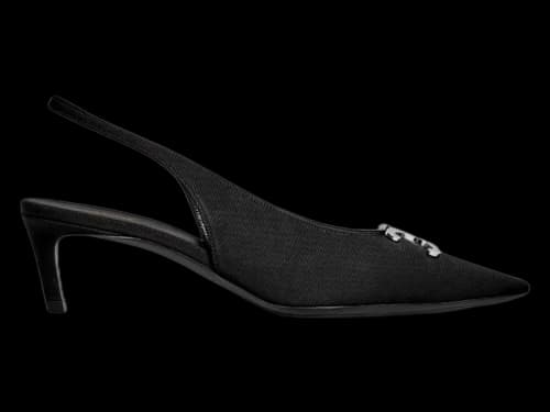 Celine Alma Triomphe Slingback Black (Women's)