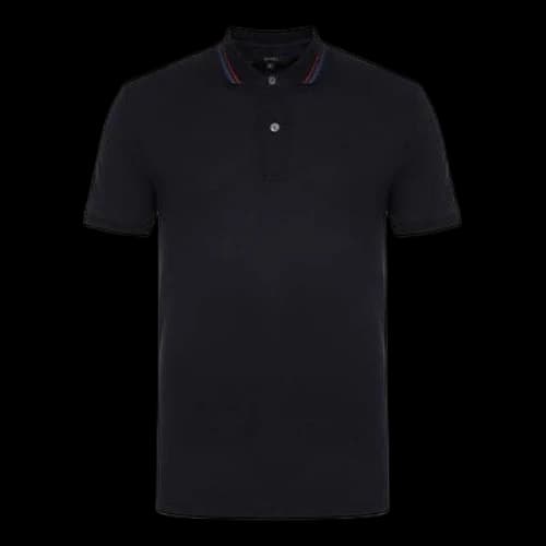 Gucci Basic Neckline Color Matching Short-Sleeved Polo Shirt For Men Blue