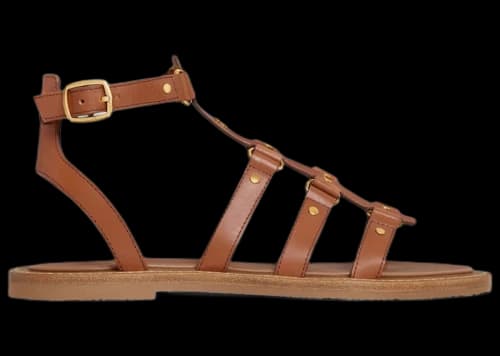 Celine Lympia Gladiator Sandal Tan (Women's)