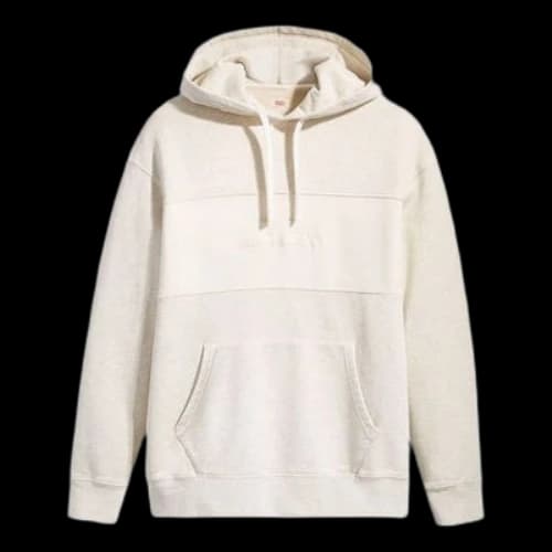 Levis Hooded Pullover Pure Cotton Beige