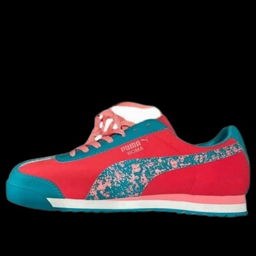 (GS) PUMA Roma Low Top Running Shoes Red/Blue