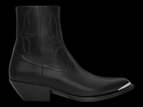 Celine Leon Zipped Boot Black