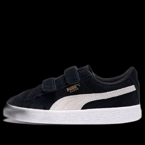 (PS) PUMA Suede 2 Straps 'Black White'